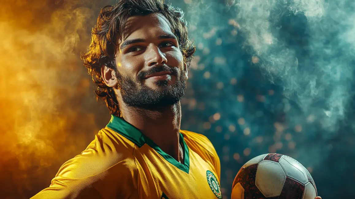 A professional cricket player in a yellow jersey takes a powerful swing, capturing the dynamic action and big betting opportunities you can find at KING1.